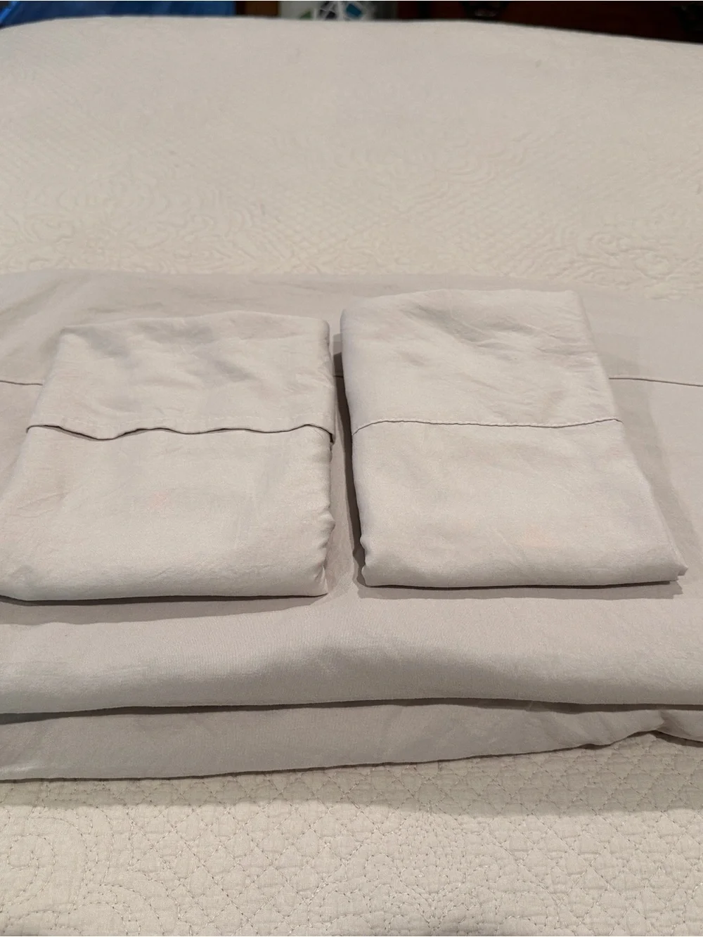 Full Size Sheet Set in Light tan 100% polyester